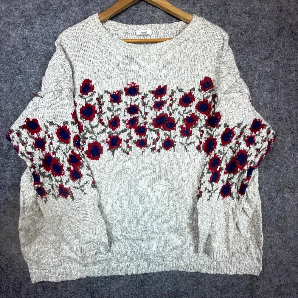 J Jill Sweater Womens Large Soft Grunge Cozy Grandma Chic Vintage Knit Cottage